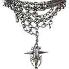 Black plated pistol / Resizable / 55 centimeters