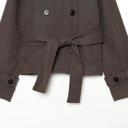 Women's New Jackets Autumn 2026 Fashion Loose High-necked Warm Autumn Woolen Coats Chic Women's Street Youth Outerwear Coats