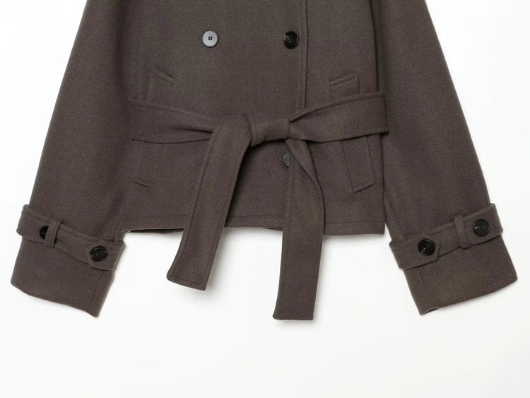 Women's New Jackets Autumn 2026 Fashion Loose High-necked Warm Autumn Woolen Coats Chic Women's Street Youth Outerwear Coats