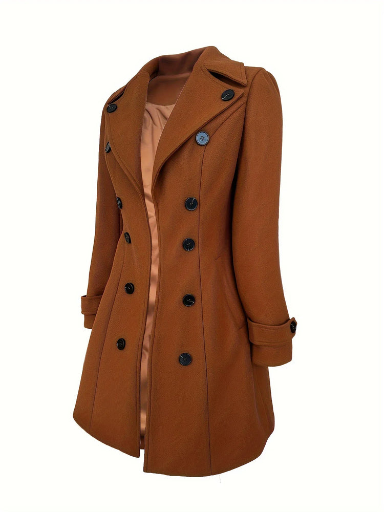 Autumn Winter New Woolen Coat Suit Collar Temperament Loose Thick Coat Fashion Commuting Versatile Women's Clothing