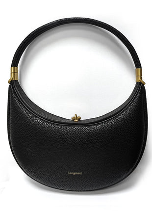 2025 Luxury Quality Half Moon Women's Shoulder Bag Crossbody Aesthetic Bags Women's Handbag Lock Catch Designer Underarm Bags PlatiNum