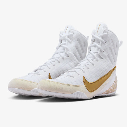 Nike Authentic Machomai 3 Men's Women's High-Top Lace-Up Durable Boxing Shoes HF7333-100
