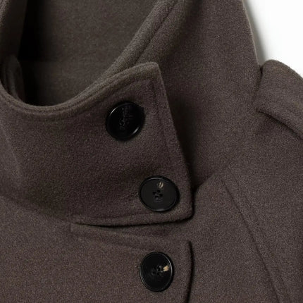 Women's New Jackets Autumn 2026 Fashion Loose High-necked Warm Autumn Woolen Coats Chic Women's Street Youth Outerwear Coats