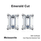 Emerald Moissanite / 1 ct and 1 ct