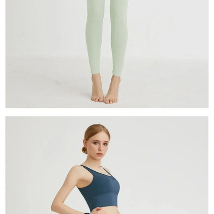 Leggings da Yoga per Donna, Pantaloni Sportivi Modellanti, Leggings Fitness a Vita Alta, Pantaloni da Corsa Sexy Y2k