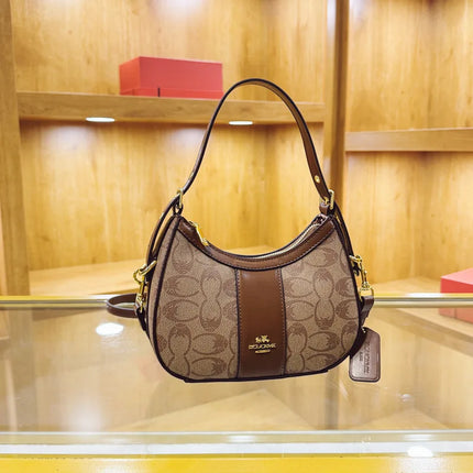 Borsa di lusso da donna 2026 Nuova borsa a tracolla diagonale a spalla singola stampata retrò in PU di alta qualità