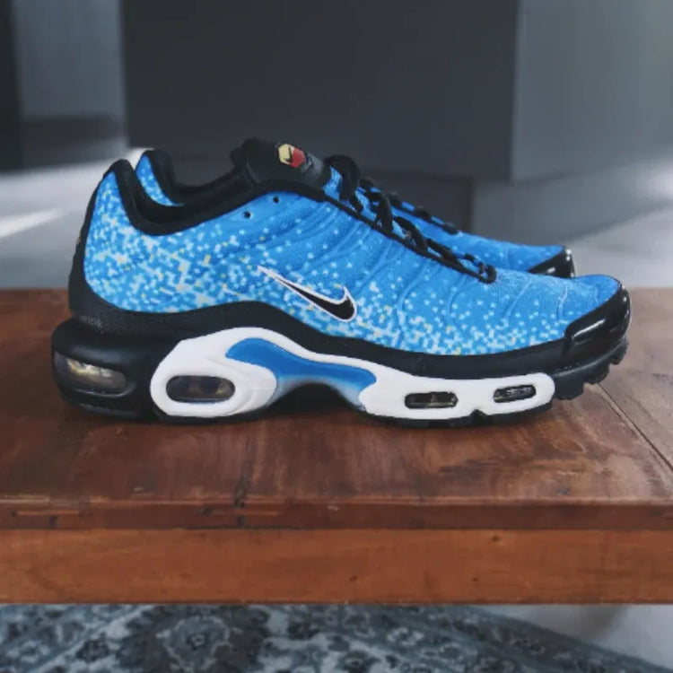 Nike Air Max Plus TN Napoli Blue Black Fashion Men Breathable Air Cushion Anti-Slip Rebound Casual Sneakers HM0718-400