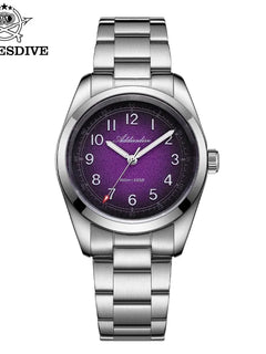 ADDIESDIVE 2026 New 36mm Men's Luxury Quartz Watch Sapphire Crystal 100m Water Resistance Super Luminous Stainless Steel Watch