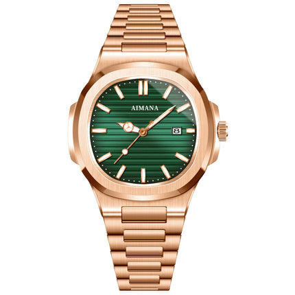 Orologio al Quarzo Ultra-Sottile Impermeabile da Uomo con Calendario, Design Leggero di Alta Gamma per un Look Elegante