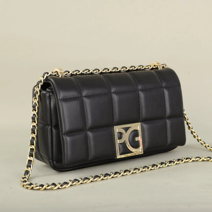 PG 2026 Women's Shoulder Bag Luxury Lightweight Casual Bag Niche Brand Design New High Quality Portable Fashion Crossbody Bag PlatiNum
