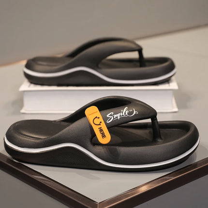 New Men's Women's Slippers Flip Flops Indoor Outdoor Beach Sandals Super Soft Bottom Slides Men's Slippers with Thick Non-slip Sole