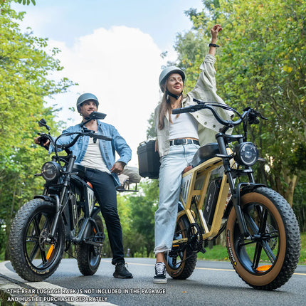 Bicicletta Elettrica per Adulti JANSNO X70G 750W 48V 37AH con Doppia Batteria Rimovibile, Pneumatici Fat da 20 Pollici, E-Bike Fuoristrada per Tutti i Terreni