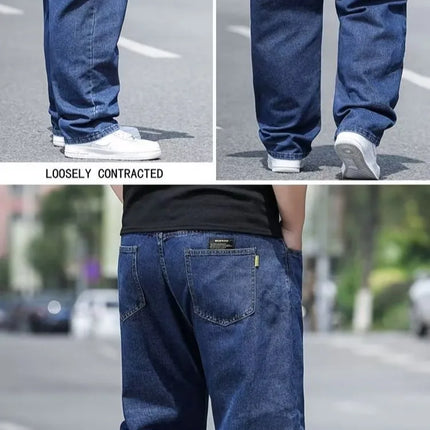 Oversize Jeans for Man Male Jeans Pants Denim Pants Men's Jean Big Size Baggy Y2k Mens Cargo Black New Wide Leg Trousers