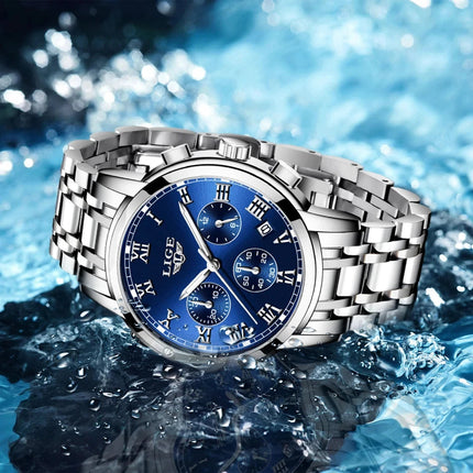 LIGE 2024 nuove donne di moda orologi da donna top brand di lusso creativo bracciale da donna in acciaio orologi orologio impermeabile al quarzo femminile platinumshop
