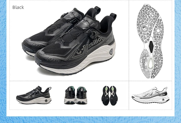 ONEMIX Autunno Inverno Outdoor Scarpe da corsa da fondo da uomo con assorbimento degli urti Scarpe da ginnastica da trekking da donna Caratteristiche resistenti all'usura PlatiNum
