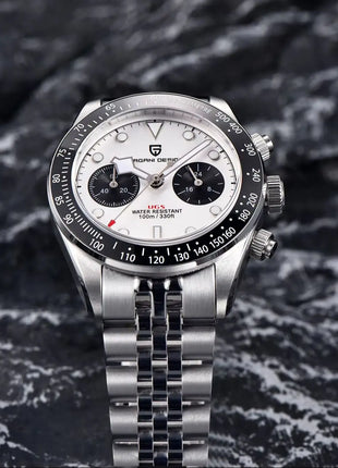 Nuovo Orologio da Uomo PAGANI DESIGN BB Panda 2026, Orologio al Quarzo di Lusso Retrò, Cronografo Sportivo da Polso, Impermeabile 100M, Luminoso