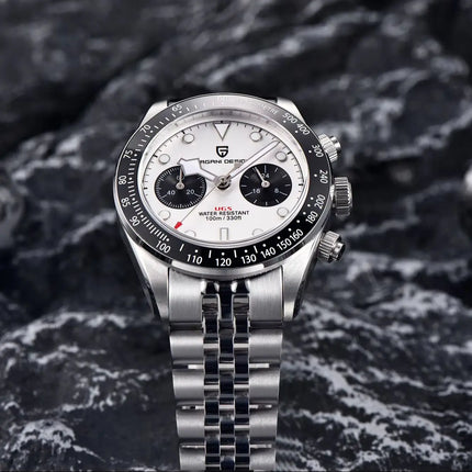 Nuovo Orologio da Uomo PAGANI DESIGN BB Panda 2026, Orologio al Quarzo di Lusso Retrò, Cronografo Sportivo da Polso, Impermeabile 100M, Luminoso