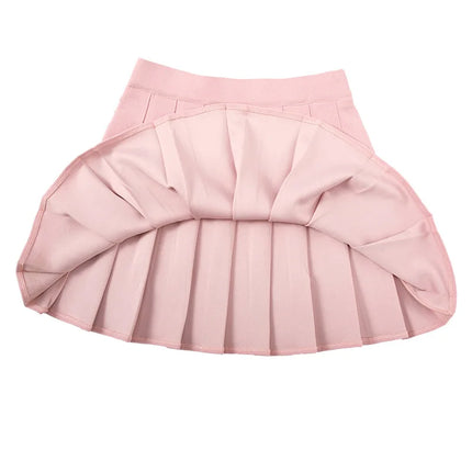 Senza pantaloncini Gonne da donna Vita alta A-Line Gonna a pieghe da donna Moda estiva Donna Mini Harajuku Ladies Short