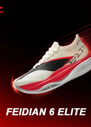 LI-NING FEIDIAN 6 ELITE Unisex Running Series BOOM FIBER Lightweight Cushioning Premium Racing Running Shoes ARMW001 PlatiNum