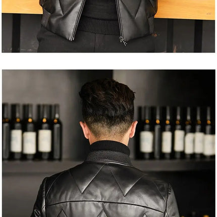 Men's Down Jacket Short Men's Cold Jacket Thick Warm Coats for Men Winter Winter Parkas for Men Stand-up Collar Men Parka