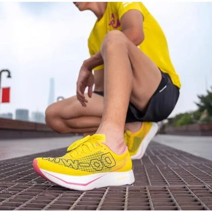 Scarpe Sportive Classiche da Uomo per Corsa, Scarpe da Jogging con Piastra in Carbonio per Coppie, Scarpe Sportive da Uomo per Esterni, Traspiranti, Sneaker Maschili