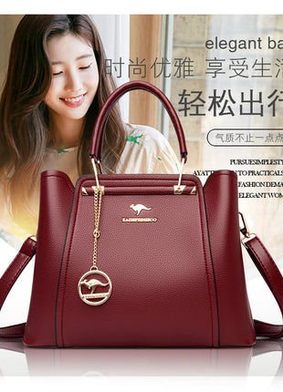2024 Luxury Women Designer 3 Layers Shoulder Crossbody Sac Ladies Large Capacity Leather Handbags Shopper Brand Messenger Totes PlatiNum