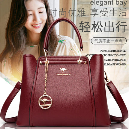 2024 Luxury Women Designer 3 Layers Shoulder Crossbody Sac Ladies Large Capacity Leather Handbags Shopper Brand Messenger Totes PlatiNum