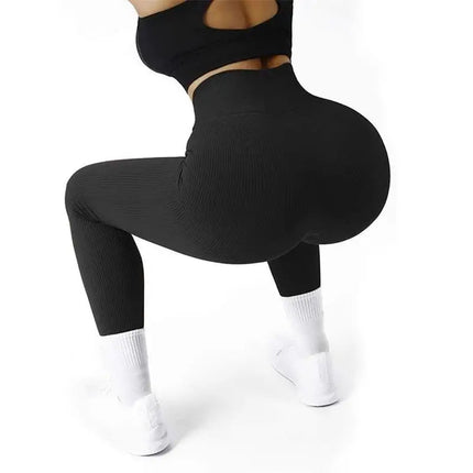 Women Yoga Pants High Waisted Sport Gym Fitness Leggings Women Seamless Female Legging Tummy Control Running Tights PlatiNum