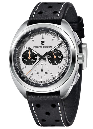 PAGANI DESIGN 2025 Nuovo Panda Dial Orologi da uomo Orologio al quarzo di lusso per uomo Giappone VK63 Cronografo sportivo Orologio da polso in vetro zaffiro