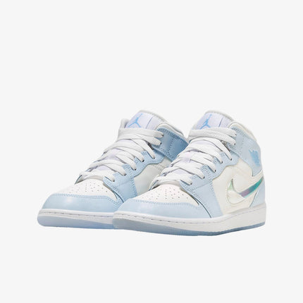 Scarpe casual Nike originali Air Jordan 1 Mid SE GS da donna per bambini grandi FQ9117-400 platinumshop