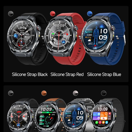 Nuovo Smartwatch 2026 con Analisi del Grasso Corporeo ECG+PPG, Acido Urico, Pressione Sanguigna, Ossigeno nel Sangue, Chiamate Bluetooth, Orologio Sportivo Intelligente per Uomini e Donne platinumshop