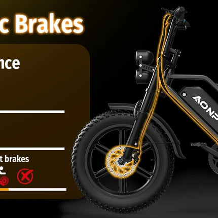 Nuova Bici Elettrica POWBEN V20 2026 UE, Motore 2000W, Velocità Massima 50km/h, Batteria 52V 15Ah, Pneumatici 20×4.0, Cambio a 7 Velocità SL-TX30-7R, E-Bike per Adulti