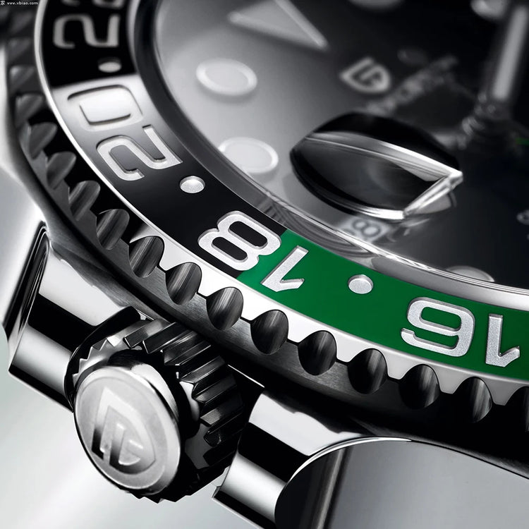 PAGANI DESIGN 2026 Nuovo Orologio Meccanico di Lusso da Uomo Batman 40MM GMT con Bracciale Jubilee, Vetro Zaffiro, Acciaio Inossidabile, Impermeabile, Automatico