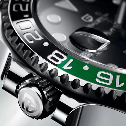 PAGANI DESIGN 2026 Nuovo Orologio Meccanico di Lusso da Uomo Batman 40MM GMT con Bracciale Jubilee, Vetro Zaffiro, Acciaio Inossidabile, Impermeabile, Automatico