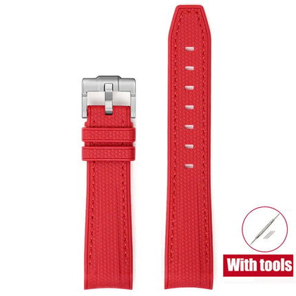 Cinturino in gomma per Swatch X Omega Joint MoonSwatch Cinturino sportivo impermeabile da 20 mm Cinturino con estremità curva in silicone per uomo donna platinumshop