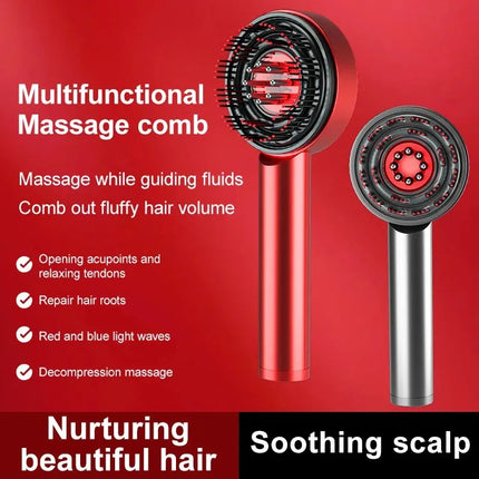 Factory Direct 2026 Electric Hair Regrowth Brush with Infrared Light Machine Acupoint Scalp Massage Anti-Hair Loss Exercise Hair