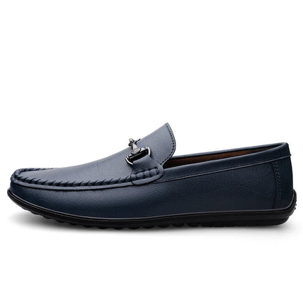 Mocassini di lusso da uomo estivi Scarpe slip on in pelle Mocassini traspiranti bianchi Scarpe casual Mocasines Hombre