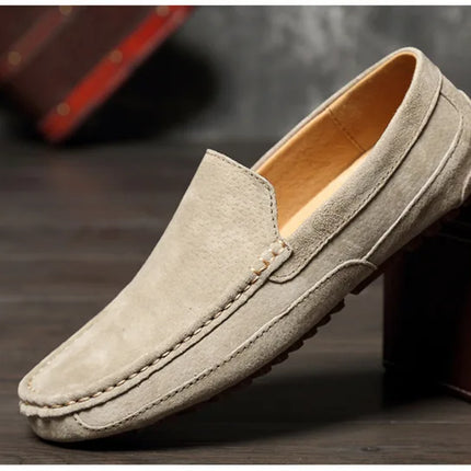 Mocassini da uomo in pelle scamosciata di lusso 2022 scarpe casual da uomo scarpe da barca fatte a mano da uomo Slipon scarpe da guida mocassini maschili Zapatos