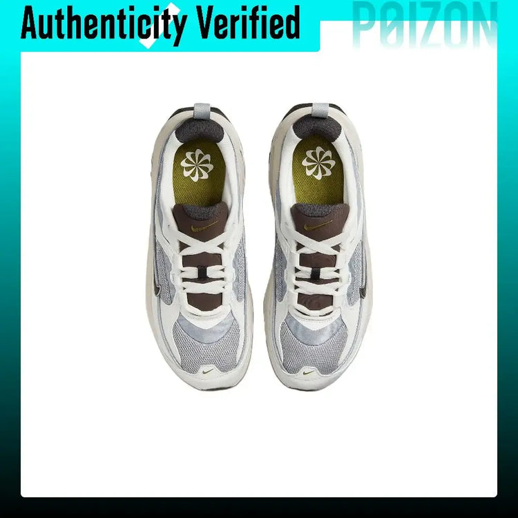 Nike Air Max Bliss Breathable Low top Casual Shoes Women's White Gray Recyclable Material DZ4707-001