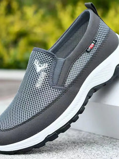 Scarpe da ginnastica da trekking da uomo, scarpe da ginnastica da viaggio ortopediche traspiranti, comode per attività all'aperto, escursioni, passeggiate