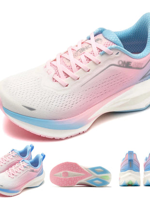 ONEMIX Scarpe da corsa da jogging per uomo Scarpe da ginnastica da esterno super leggere Scarpe da passeggio antiscivolo con ascensore Donna PlatiNum