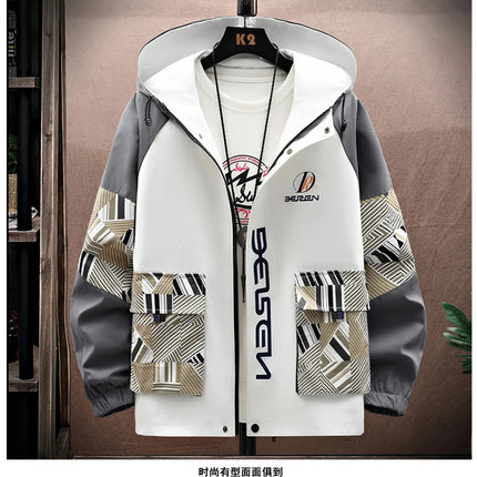 Spring Autumn New Men Casual Sets Mens Hooded Tracksuit Sportswear Jackets+Pants 2 Piece Set Hip Hop Running Sports Suit