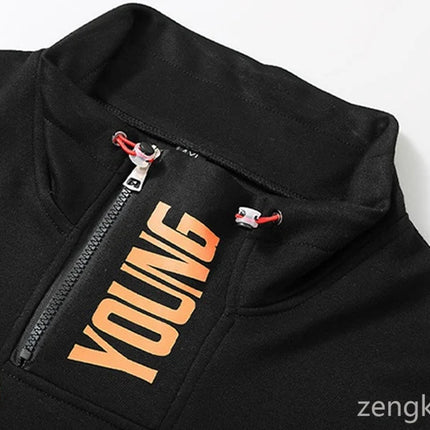 Men Spring Autumn Hooded Sweater Letter Plus Size Trendy Loose Sports Leisure Youth Student Hoodie 11xl 170kg 10XL 9XL