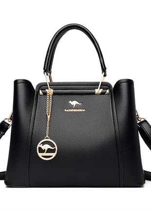 2024 Luxury Women Designer 3 Layers Shoulder Crossbody Sac Ladies Large Capacity Leather Handbags Shopper Brand Messenger Totes PlatiNum