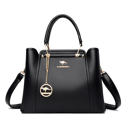 2024 Luxury Women Designer 3 Layers Shoulder Crossbody Sac Ladies Large Capacity Leather Handbags Shopper Brand Messenger Totes PlatiNum