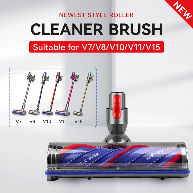 Upgraded For Dyson V7 V8 V10 V11 V15 Direct Drive Brush Head Nozzles Vacuum Cleaner Replaceable Parts Lights Anti Tangling Hair