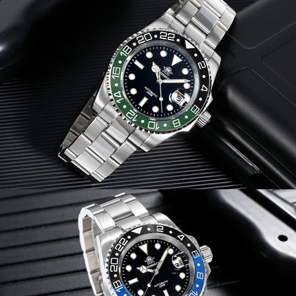 ADDIESDIVE 2025 New Men's Business Watch 200m Water Resistant 8215 Automatic Mechanical Watch Sapphire Crystal Luminous Watch