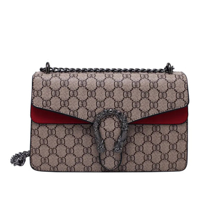 Fashion Popular Women's Bag Trend Brand Retro Chain Shoulder Bag High Quality Ladies Crossbody Bag Designer Luxury Handbag PlatiNum