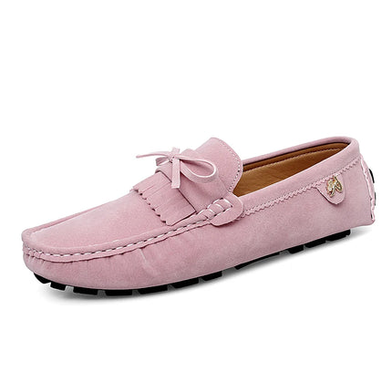 Scarpe di lusso da uomo Coppia mocassini in pelle scamosciata fatti a mano da donna Scarpe basse da guida Scarpe slip-on Mocassini comodi Scarpe casual da uomo