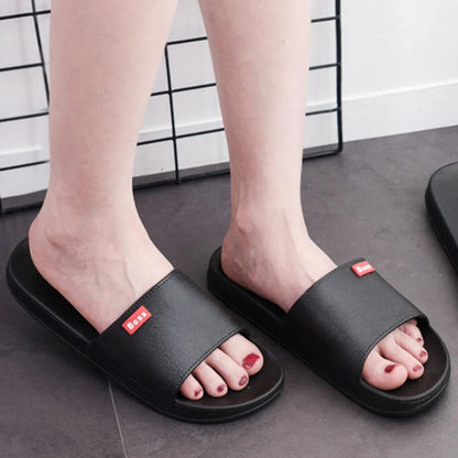 Bebealy Summer Fashion Women's Slippers Comfortable Women Sandals Indoor Non-slip Waterproof Bathroom Slippers Casual Shoes